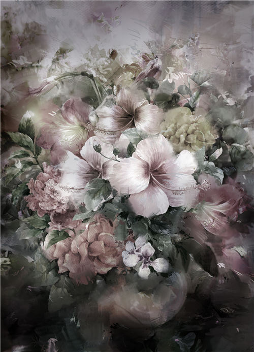 Flower & Woman Paint By Numbers Kit